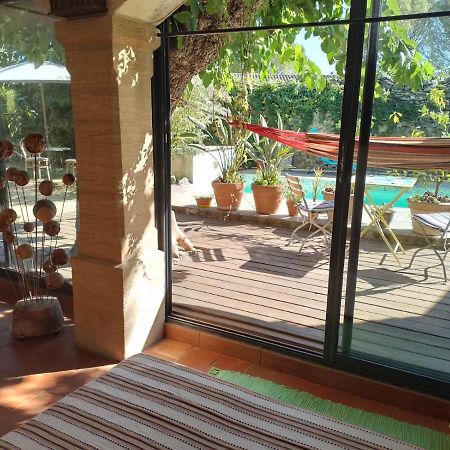 Charming Stone Villa With Pool & Garden Montaren-et-Saint-Mediers Exterior photo